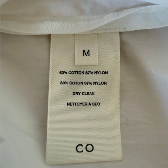 CO Essentials White Button Down Shirt Size Medium - Picture 6 of 6